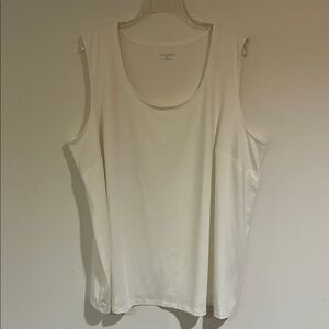 Catherines Women’s White Tank Top